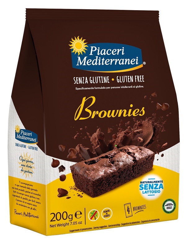 PIACERI MEDITERRANEI BROWNIES 200 G - Farmacia Del Monaco