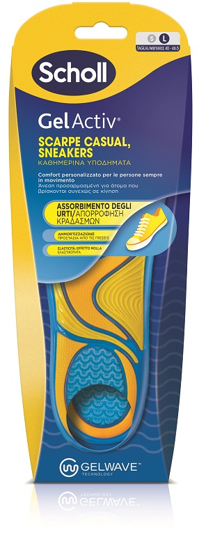 SCHOLL GELACTIV SCARPE CASUAL SNEAKERS MISURA LARGE NUOVA SERIE 2025 1 PAIO - Farmacia Del Monaco