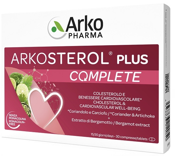 ARKOSTEROL PLUS COMPLETE 30 COMPRESSE - Farmacia Del Monaco