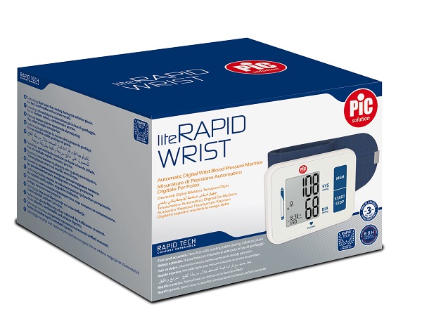 MISURATORE PRESSIONE AUTOMATICO PIC LITERAPID WRIST - Farmacia Del Monaco