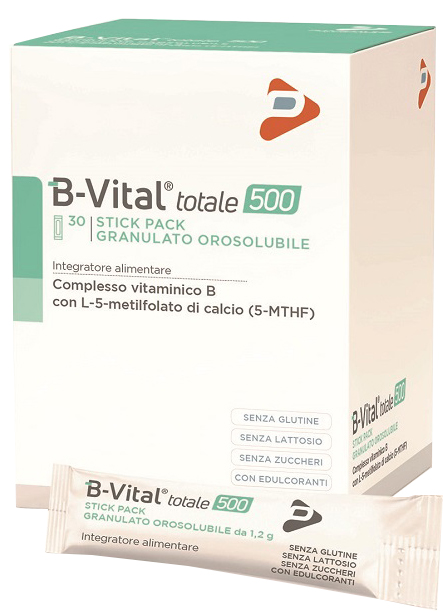 B-VITAL TOTALE 500 30 STICK PACK DA 1,2 G - Farmacia Del Monaco