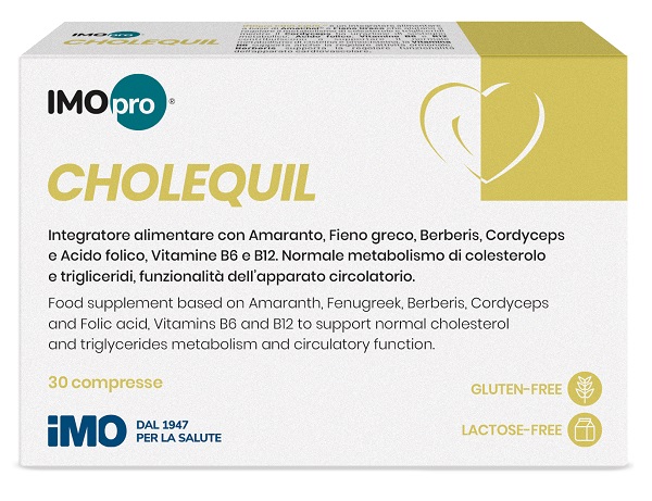IMOPRO CHOLEQUIL 30 COMPRESSE NUOVA FORMULAZIONE - Farmacia Del Monaco
