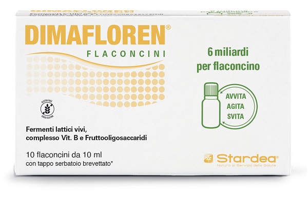 DIMAFLOREN 6 MILIARDI 10 FLACONCINI DA 10 ML SENZA GLUTINE - Farmacia Del Monaco