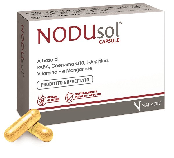 NODUSOL 30 CAPSULE 610 MG PRODOTTO BREVETTATO SENZA GLUTINE NATURALMENTE PRIVO DI LATTOSIO - Farmacia Del Monaco