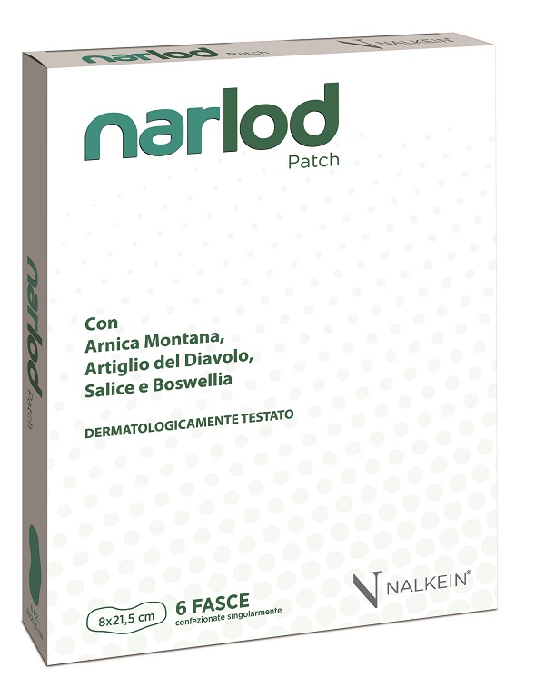 NARLOD PATCH 8X21,5 CM 6 PEZZI - Farmacia Del Monaco