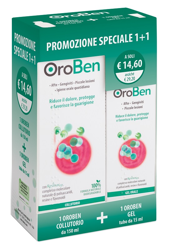 OROBEN COLLUTORIO + GEL CONFEZIONE SPECIALE 1+1 - Farmacia Del Monaco