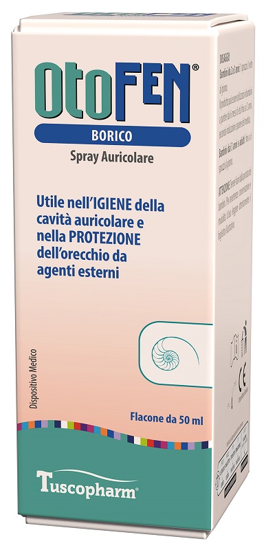OTOFEN BORICO SPRAY AURICOLARE 50 ML - Farmacia Del Monaco