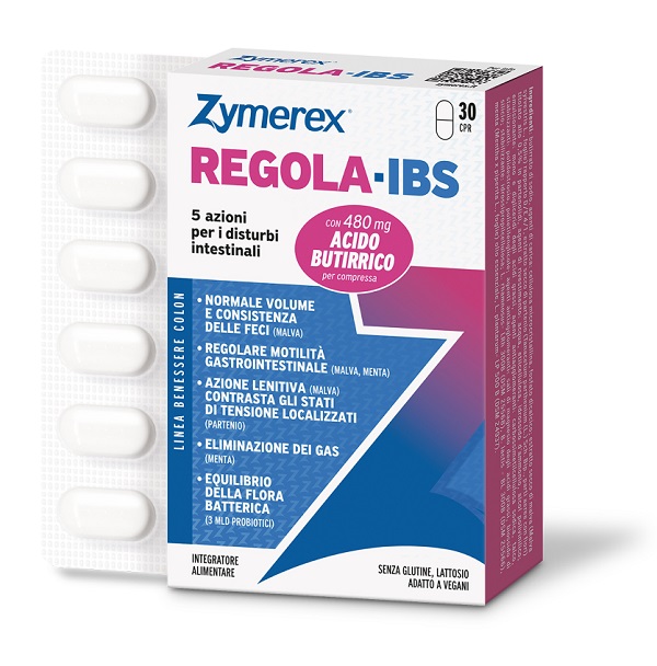 ZYMEREX REGOLA-IBS 30 COMPRESSE SENZA GLUTINE SENZA LATTOSIO - Farmacia Del Monaco