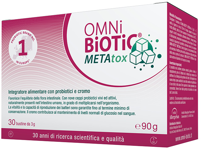 OMNI BIOTIC METATOX 30 BUSTINE 3 G SENZA GLUTINE SENZA LATTOSIO - Farmacia Del Monaco