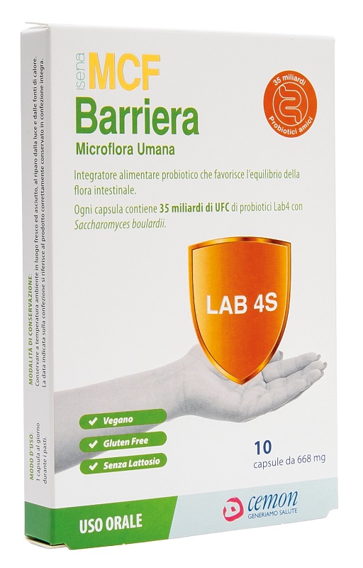 MCF BARRIERA 10 CAPSULE SENZA GLUTINE E LATTOSIO - Farmacia Del Monaco